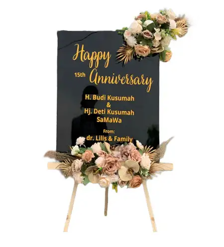 Papan Bunga Akrilik Sekongkang