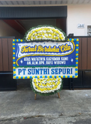 Papan Bunga Duka di Sekongkang
